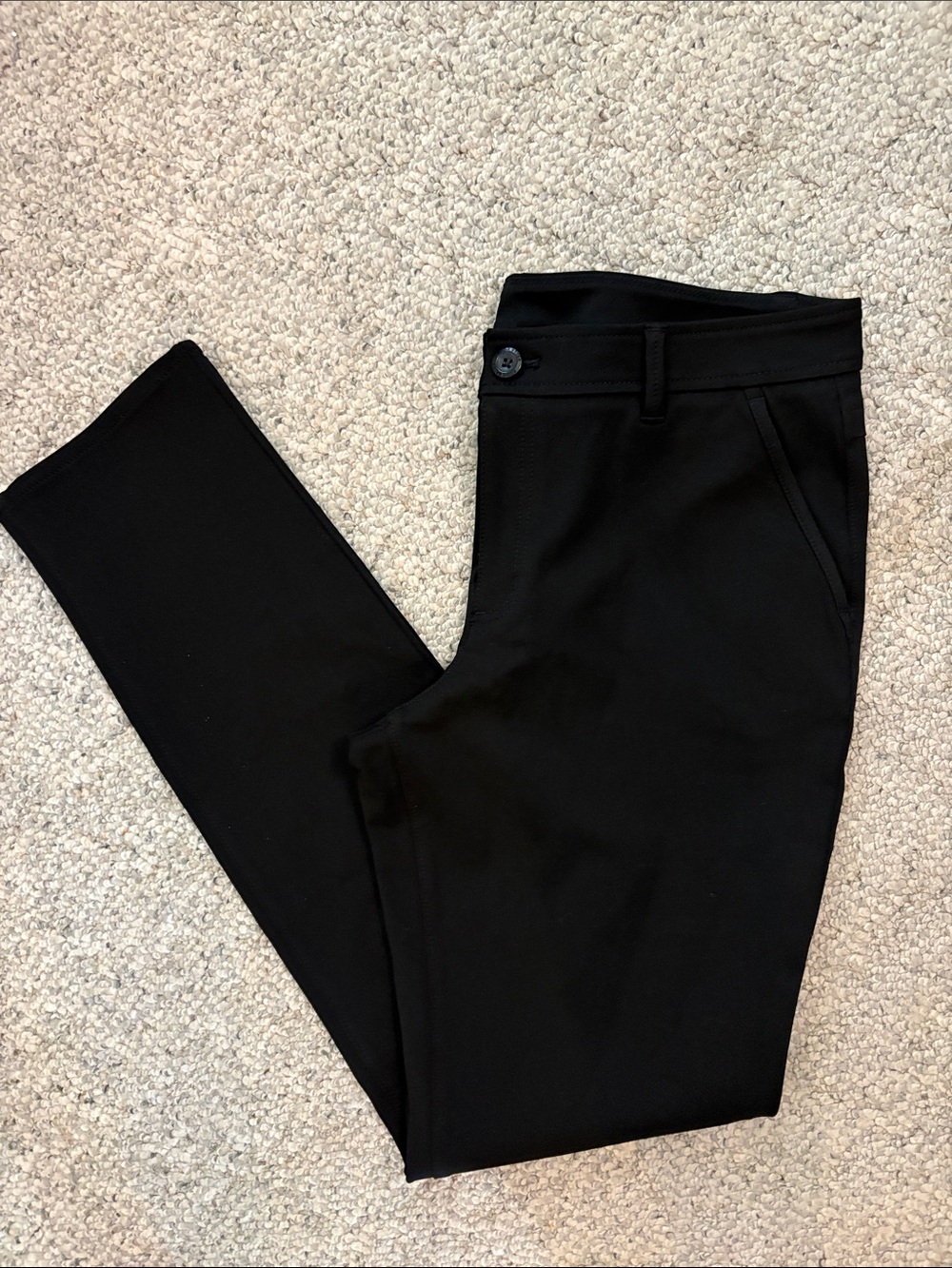 Eddie Bauer black slightly curvy slim straight leg pants Size 10 Tall